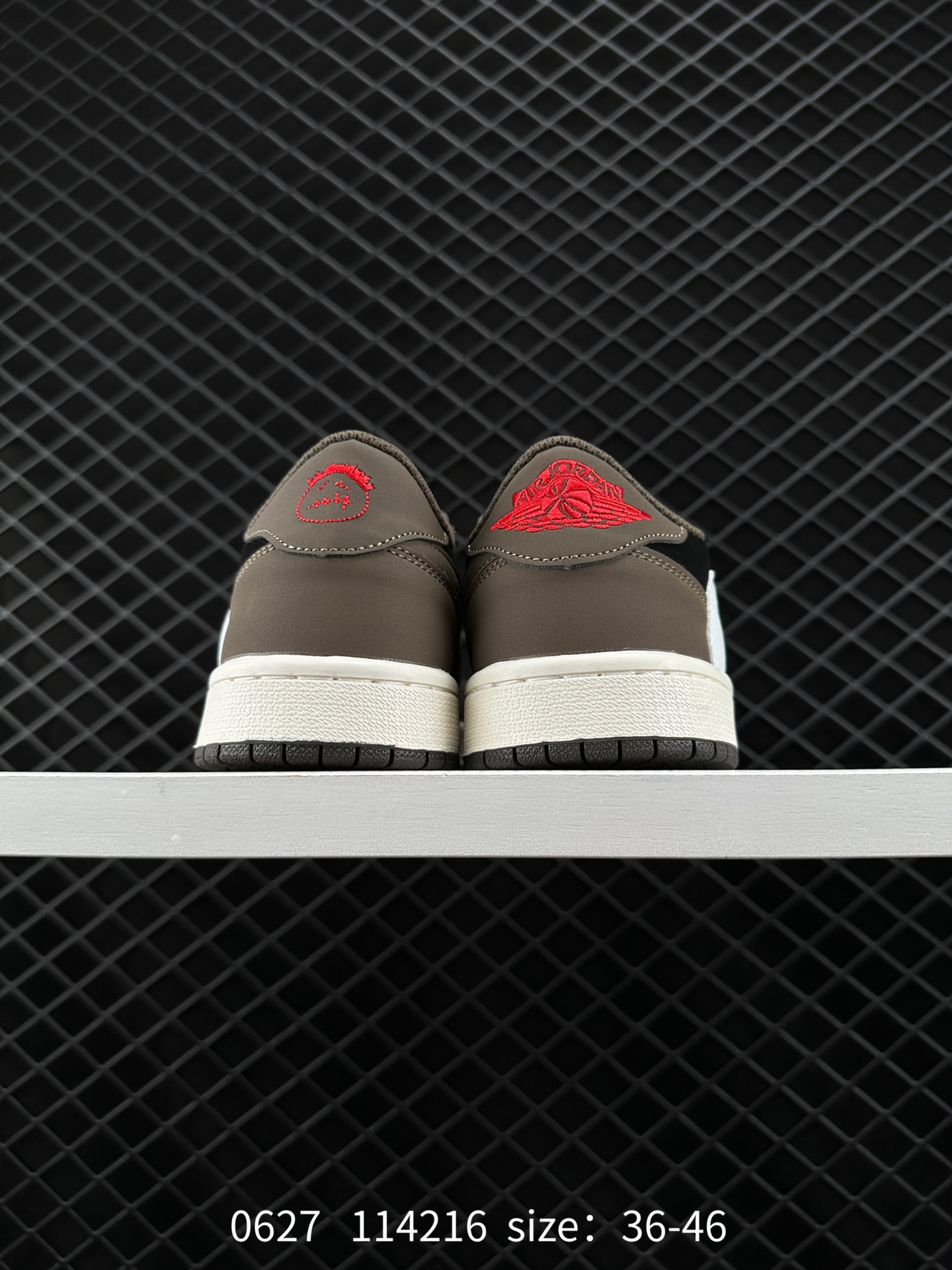 Fragment Design x Travis Scott x Nike Air Jordan 1 Low OG SP”Military Blue”